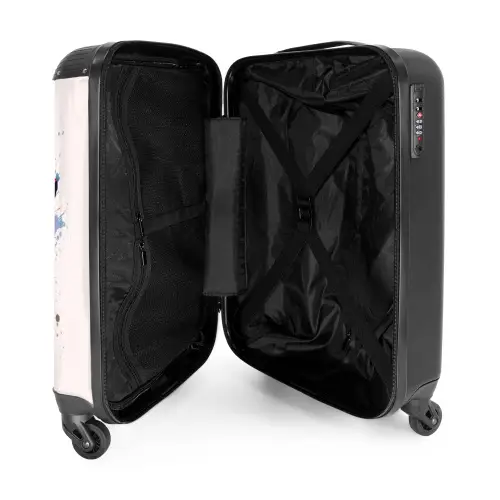 Vlinderexplosie NBS - Handbagage koffer - Kinderen Unisex middel -binnenkant