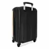 Nude - Licht beige NBS - Handbagage koffer - Kinderen Unisex middel -achterkant
