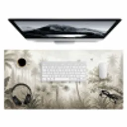 Jungle - Palmbomen - Natuur Muismat XXL klein -3d