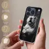 Buldog - Hond - Glas Telefoonhoesje iPhone 17 Pro klein -sfeer3_NL