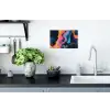 Modern - Marmer - Oranje Muursticker klein -keuken