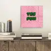 Yes fun - Groen - Roze - Stippen plexiglas 5mm klein -sfeer1