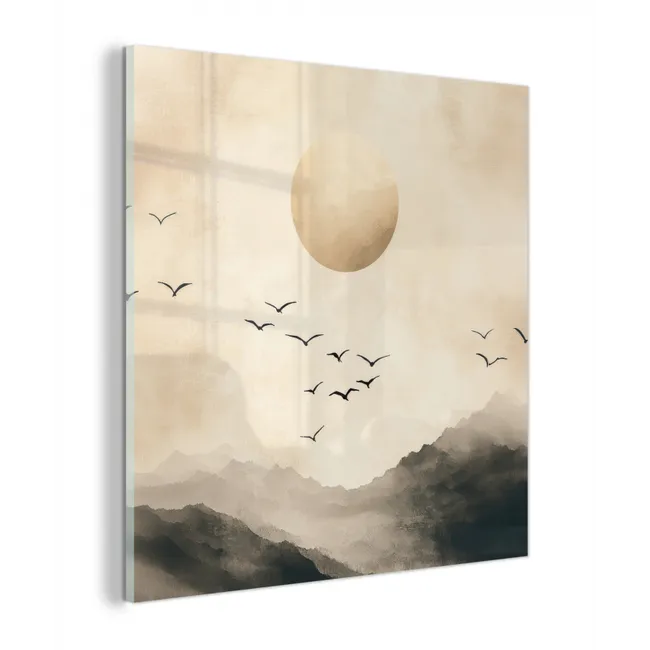 Landschap - Japandi - vogel plexiglas 5mm klein -z3d