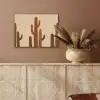 Cactus - Woestijn - Zand - Bruin PET vilt klein -sfeer4