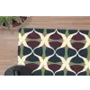 Abstract - Retro - Kleurrijk muismat rubber klein 262 -closeup