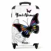 Petal papillon NBS - Handbagage koffer - Kinderen Unisex middel -productfoto_recht