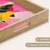 Fruit - Abstracte achtergrond - Roze Dienblad Rechthoek middel -USP_HandgreepFR