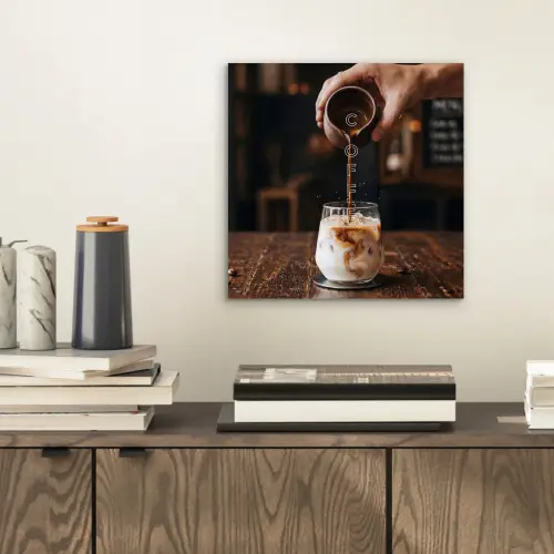 Espresso - Melk - Café aluminium wit klein -sfeer1