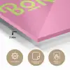Roze - Groene Bonjour - art-deco plexiglas 5mm klein -wsfeer2_DE