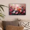 Klaprozen - Roze - Bloemen - Botanisch - Kunst canvas 2cm klein -sfeer1