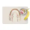 Regenboog - Bohemian - Boho - Pastel kleuren Placemat vinyl groot -zzzproduct_Kitchenyeah-website
