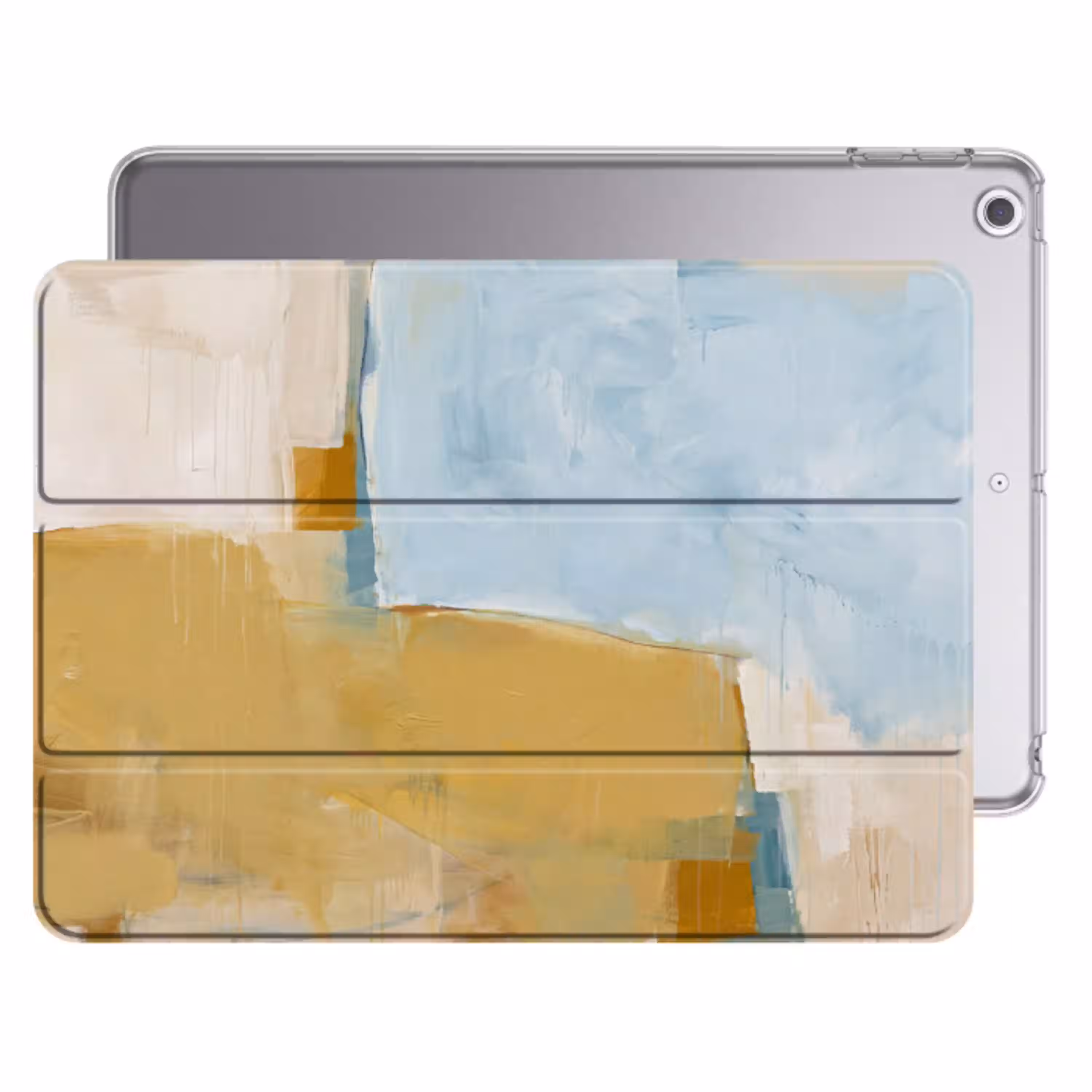 Abstract - Kleuren - Kunst - Modern - Blauw Apple iPad 2017 middel -threedimensional_3d_global