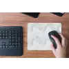 Lichtgrijs - Ruw - Subtiel muismat rubber klein 262 -toetsenbord