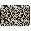 Abstract - Lijnen - Zwart laptophoes neopreen klein 279 -zkaufland3dotto
