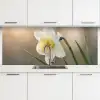Narcis - Bloem - Minimalistisch keuken achterwand 2 middel -3d