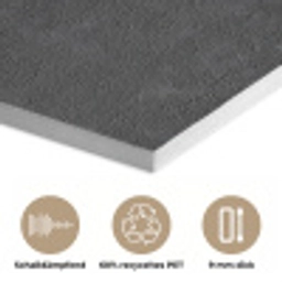 Donkergrijs - Asfaltstructuur - Ruw PET vilt klein 837 -closeup_DE