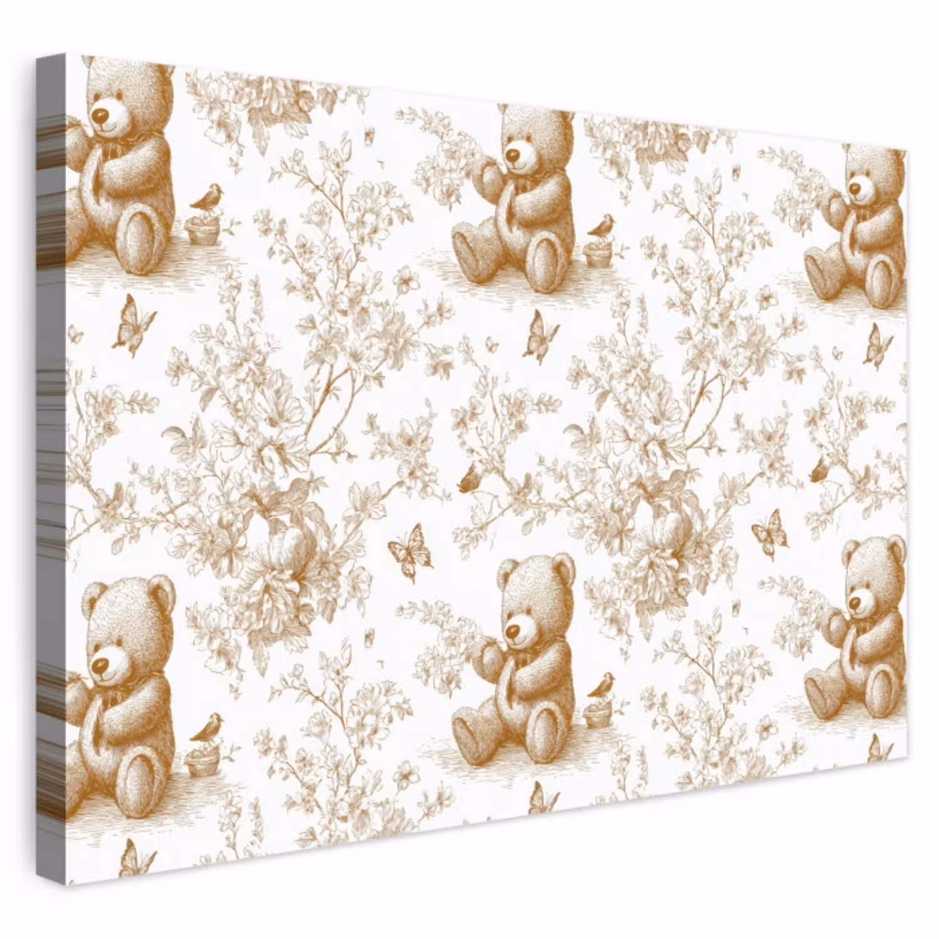Beer - Tijdloos - Bruin canvas 2cm klein 34 -3d