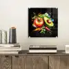 Tomaat - Avocado - Peper - Graffiti - Verf - Modern plexiglas 5mm klein -sfeer1
