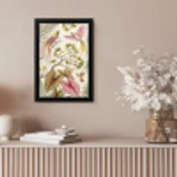 Vogels - Tropisch - Botanisch - Roze fotolijst zwart zonder passe partout klein -sfeer5