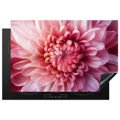 Dahlia - Bloem - Close up - Roze Inductie beschermer vinyl 3mm klein -3d