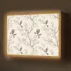 Takken - Vogels - Beige Light Box met batterij (Wandlamp) middel 907 -z3d_website
