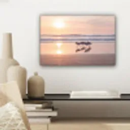 Zee - Vogels - Strand canvas 2cm klein -sfeer6