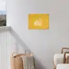 Citroenen - Illustratie - Minimalistisch - Geel tuinposter los doek klein -sfeer8