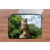 Uil - Boomstronk - Bos - Lucht laptophoes neopreen klein -tafel