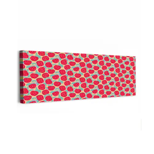 Appels - Rood - Stippen canvas 2cm klein 828 -z3d