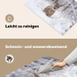 Hert - Sneeuw - Bos - Dieren - Vertederend Inductie beschemer met haakjes klein -ky-schoon-de