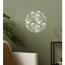 Botanisch - Bloemen - Groen Wandcirkel behangsticker klein 186 -sfeer2