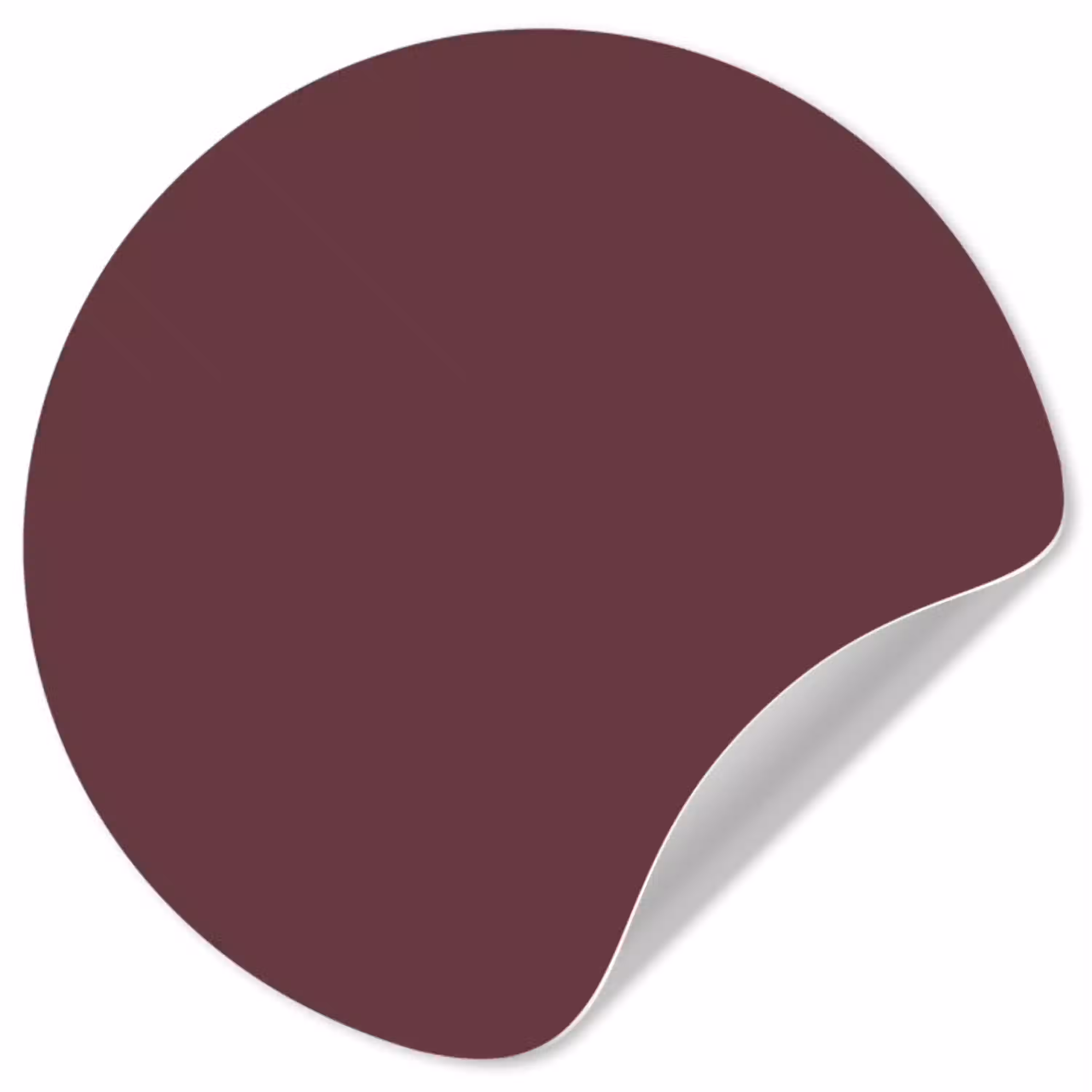 Dusty - Rose - Roze Wandcirkel behangsticker klein 186 -3d