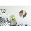 Raster - Halve cirkels - Contrast Wandcirkel aluminium klein -kinderkamer