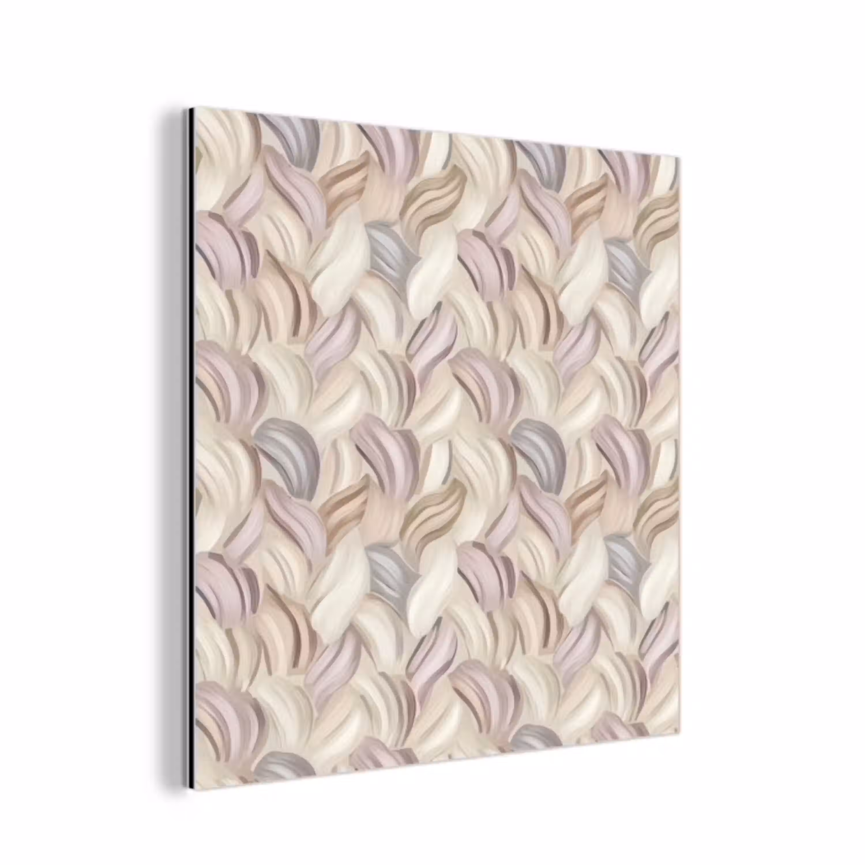 Abstract - Golvend - Pastel aluminium wit klein 46 -3d