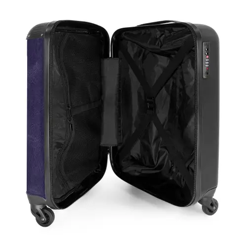 Lederen look midden paars NBS - Handbagage koffer - Volwassenen Unisex middel -binnenkant