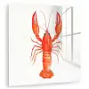 Kreeft - Waterverf - Aquarel - Oranje plexiglas 5mm klein -zzzproduct_nieuw