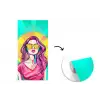 Zonnebril - Vrouw - Zonnig - Geel fotobehang vinyl groot -3d