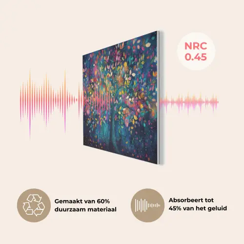 Kleurrijk - Boom - Magisch - Abstract PET vilt klein -USP_NL