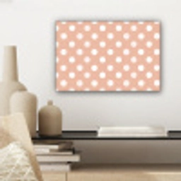 Klassiek - Polka - Perzik canvas 2cm klein 34 -sfeer6