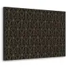 Goud - Zwart - Lijnen Textielframe zwart klein 947 -3d