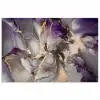 Goud - Paars - Marmer poster papier klein -3d