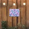 Schelpen - Paars - Blauw - Patroon tuinposter los doek klein -sfeer1