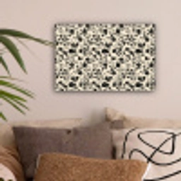 Bloemen - Dessin - Zwart canvas 2cm klein 34 -sfeer1