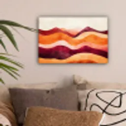 Abstract - Landschap - Golven canvas 2cm klein -sfeer1