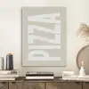 Pizza - Decoratie - Japandi - Wit PET vilt klein -sfeer1
