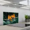 Paradijsvogel - Bloem - Exotisch keuken achterwand spatscherm klein -3d_schuin