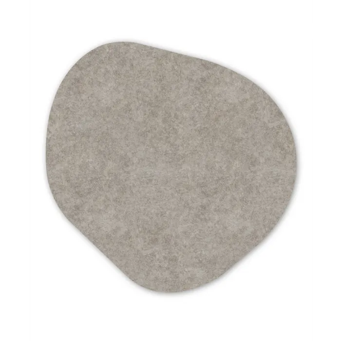 Patroon - Beton - Grijs Wandcirkel Organisch Forex 3mm klein 629 -3d