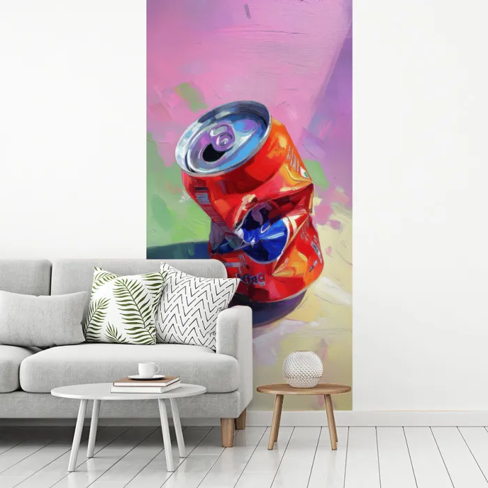 Frisdrank - Blik - Paars fotobehang vinyl groot -woonkamer