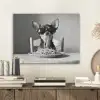 Chihuahua - Hond - Zonnebril - Humoristisch - Zwart - Wit - Spaghetti PET vilt klein -sfeer1