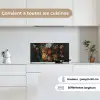 Festoen van vruchten en bloemen - Schilderij van Jan Davidsz. de Heem keuken achterwand spatscherm klein -sfeer4_FR